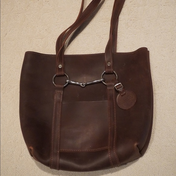 LEATHER BRIDLE TOTE BAG | made in Kentucky - Picture 1 of 6